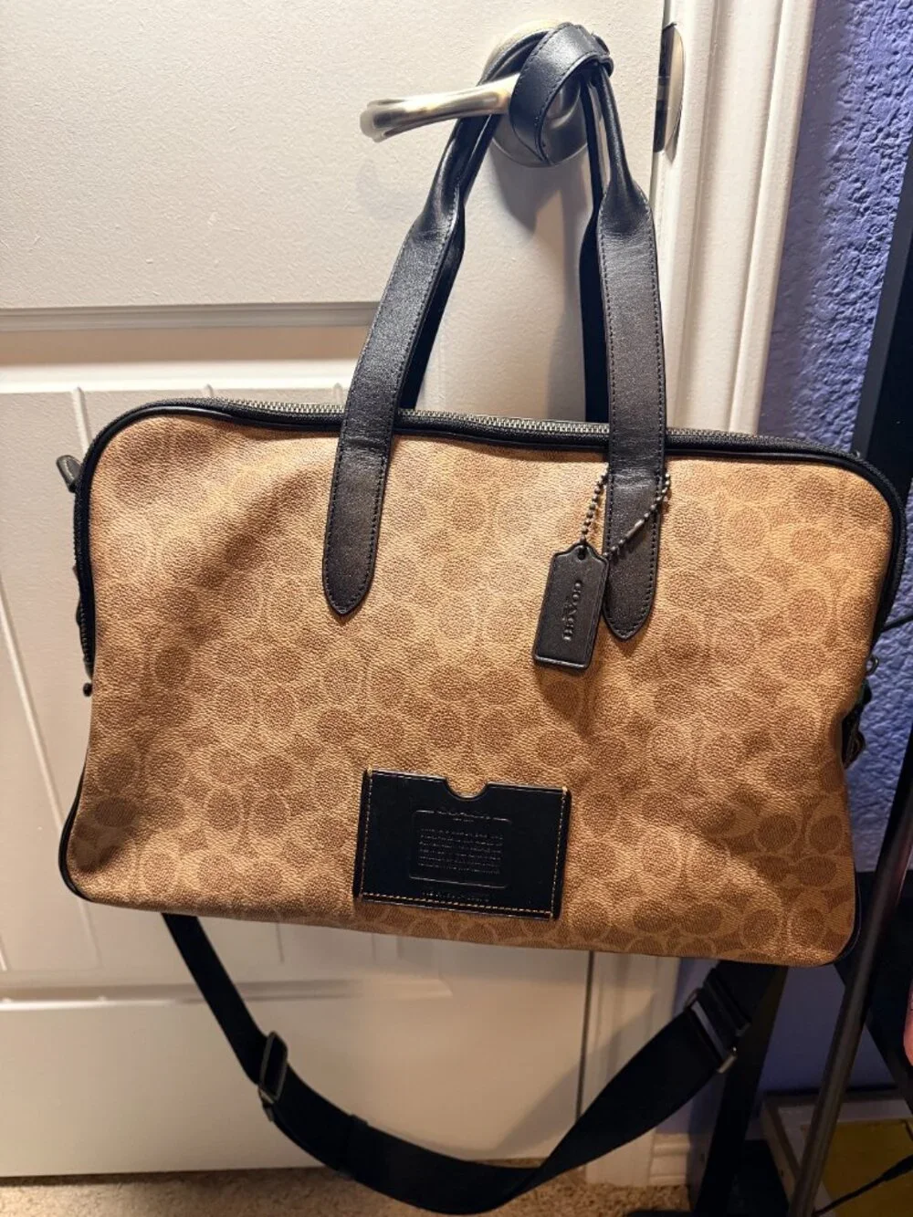 Coach Academy Travel Duffle In Signature Canvas Men's/Women's Perfect Condition